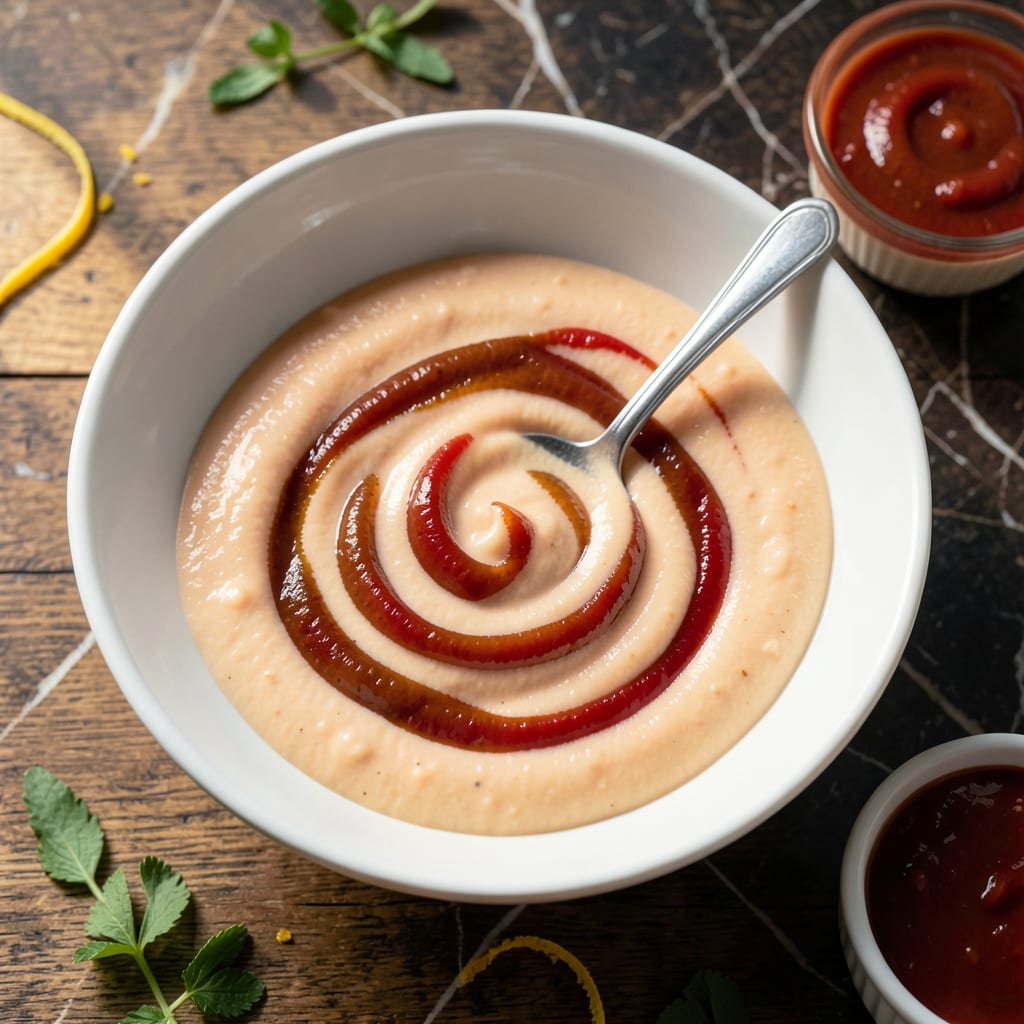 Visual representation of Easy Yum Yum Sauce Recipe: Creamy Sweet Heat for Dipping