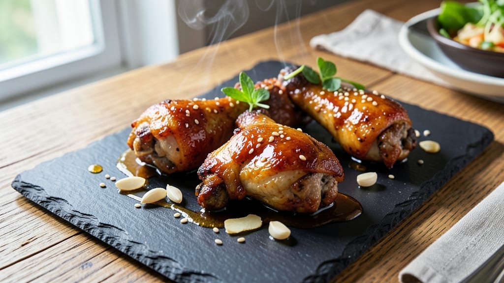 Baked Teriyaki Chicken Legs Recipe: Glazed Caramelized Crunch With Sticky Sweet Bite