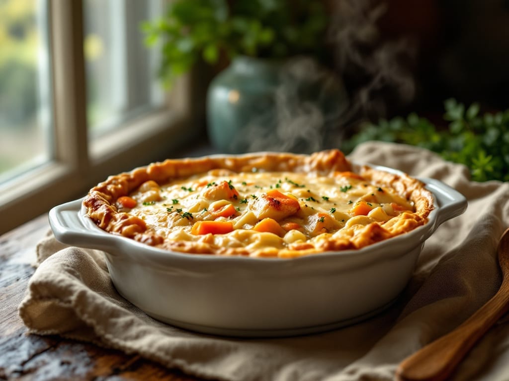 Original Bisquick Chicken Pot Pie Recipe: Golden Crust, Silky Filling in One Bite