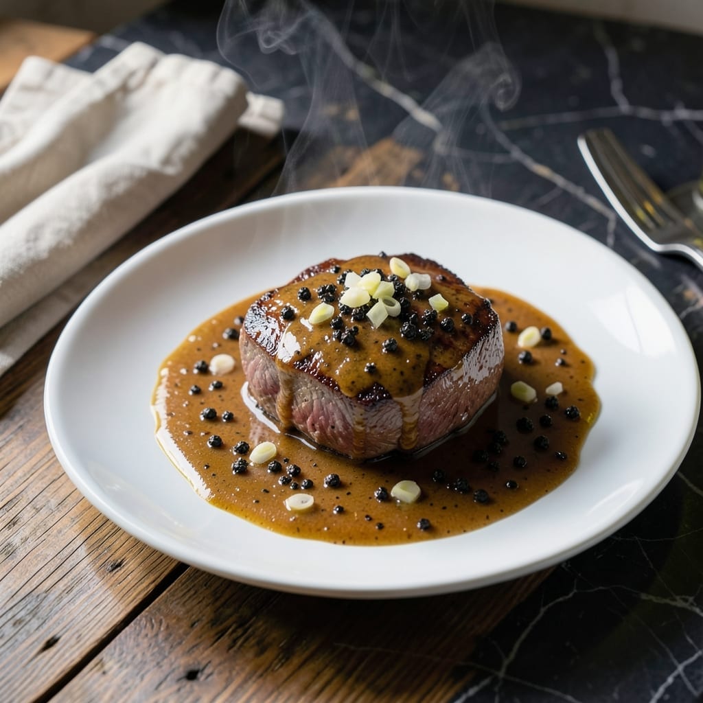 French Peppercorn Sauce Recipe: Rich and Velvety Steakhouse Style