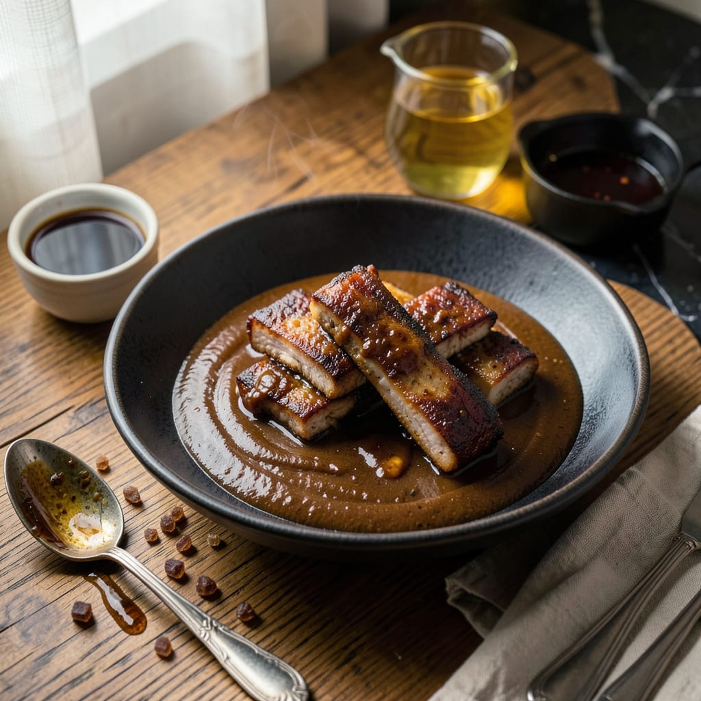 Visual representation of espresso bbq sauce recipe