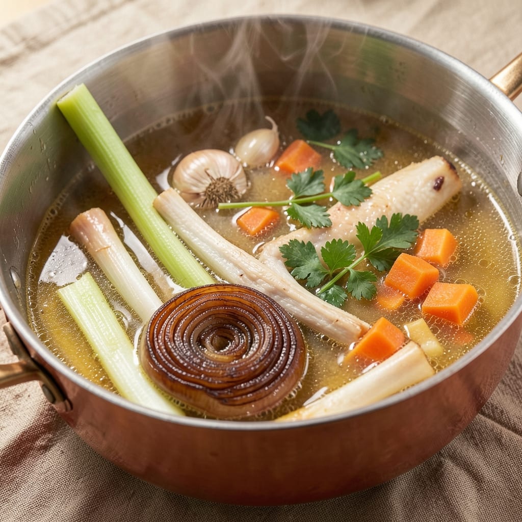 Chicken Broth Recipe: Deep Umami Base From Pantry Staples