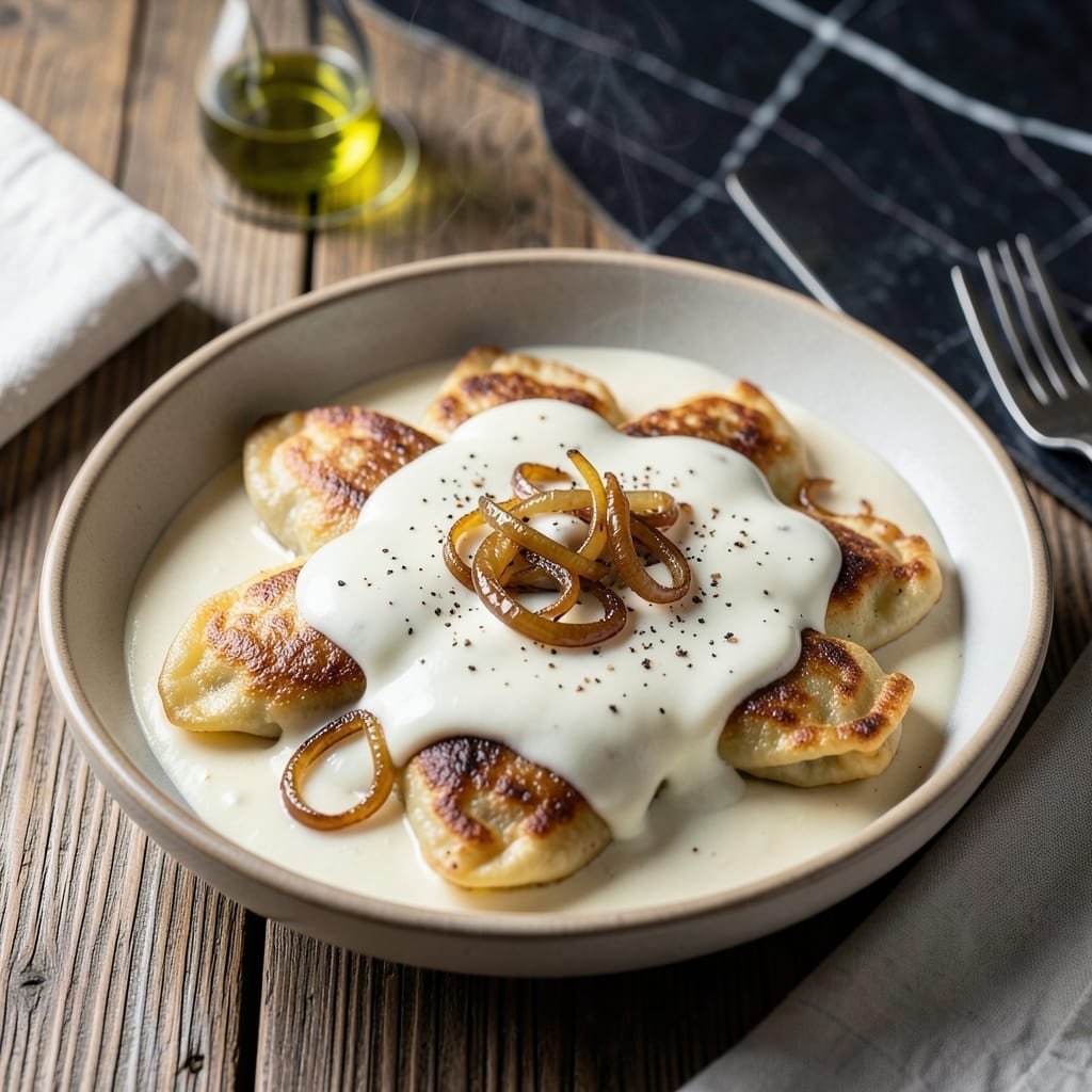 Cream Sauce For Perogies Recipe: Silky Onion and Butter Base