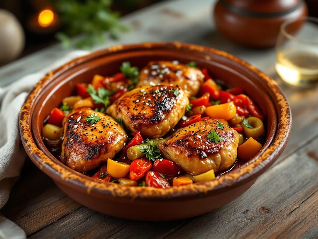 Chicken Lazone Recipe: Creamy Cheese Sauce and Crispy Celery Bites in One Pot
