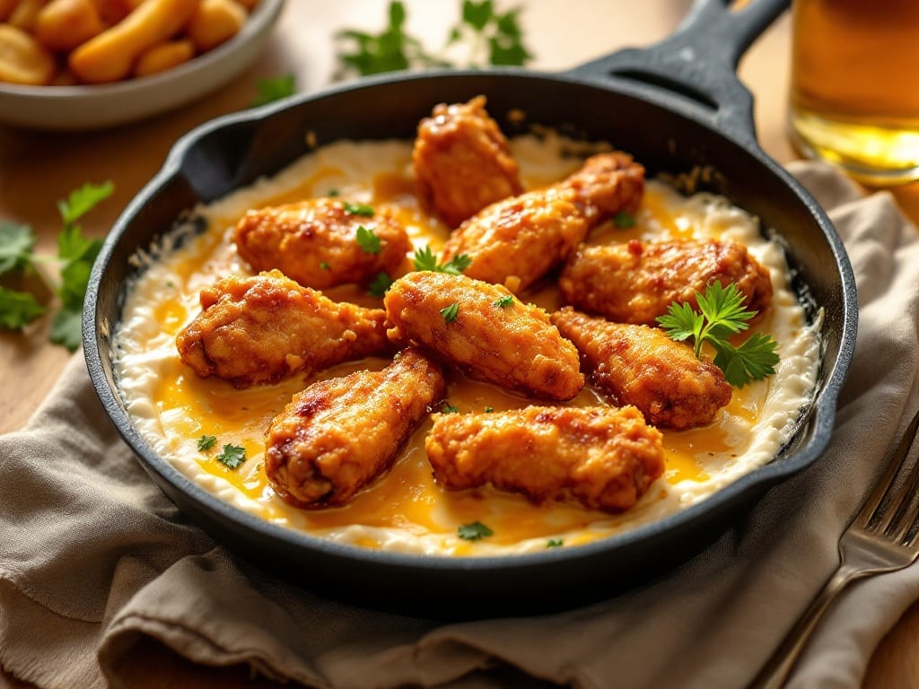 Chicken Wing Dip Franks Recipe: Crispy Bites with Cheesy Pull-Apart Magic