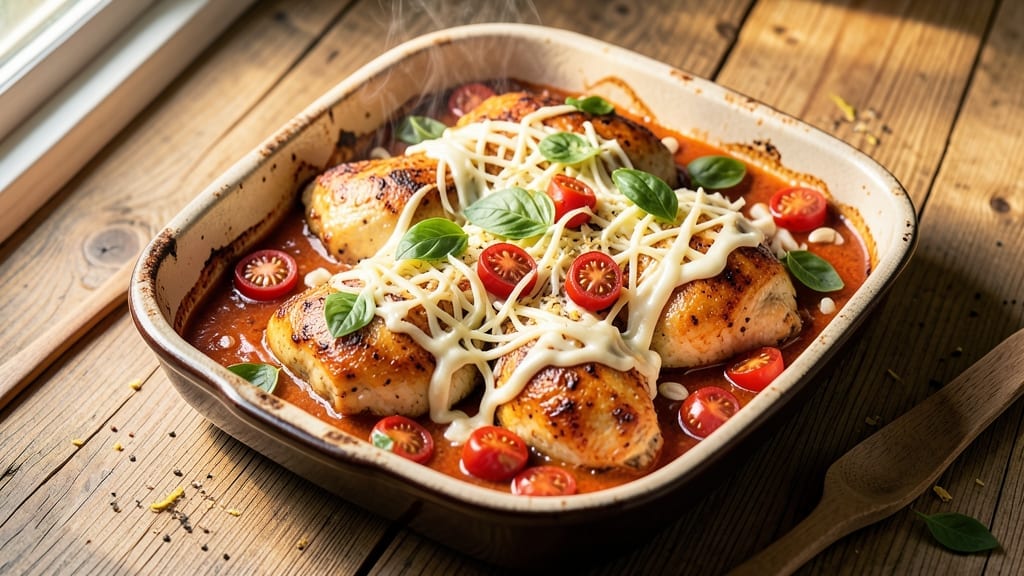 Kraft Bruschetta Chicken Bake Recipe: One-Pan Cheesy Crunch With Juicy Tomatoes