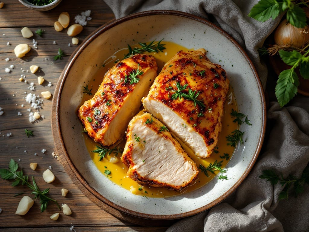 Epicurious Chicken Recipe: Pan-Seared with Herb Butter and Crispy Skin Epicurious Chicken Recipe: Pan-Seared with Herb Butter and Crispy Skin