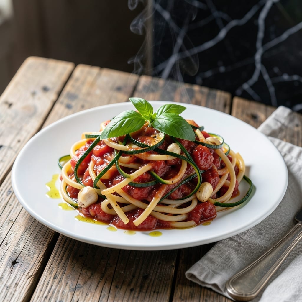 Zucchini Pasta Tomato Sauce Recipe: Fresh Garden Vibes in 30 Minutes