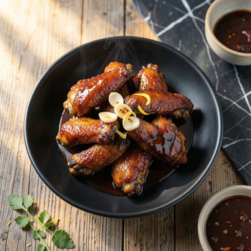 Baked Hoisin Sauce Chicken Wings Recipe: Sticky Sweet and Savory Glaze