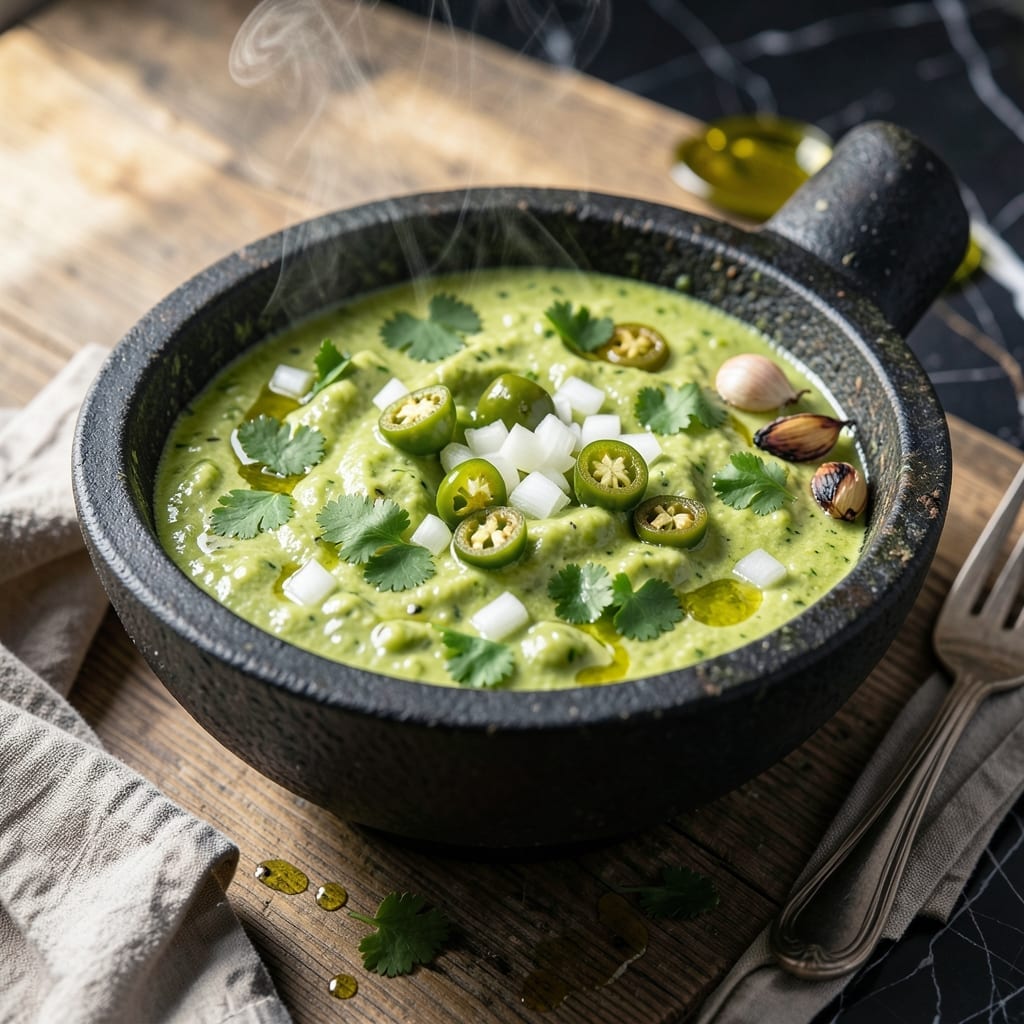 Gringos Green Sauce Recipe: Fresh Tomatillo and Jalapeño Zing