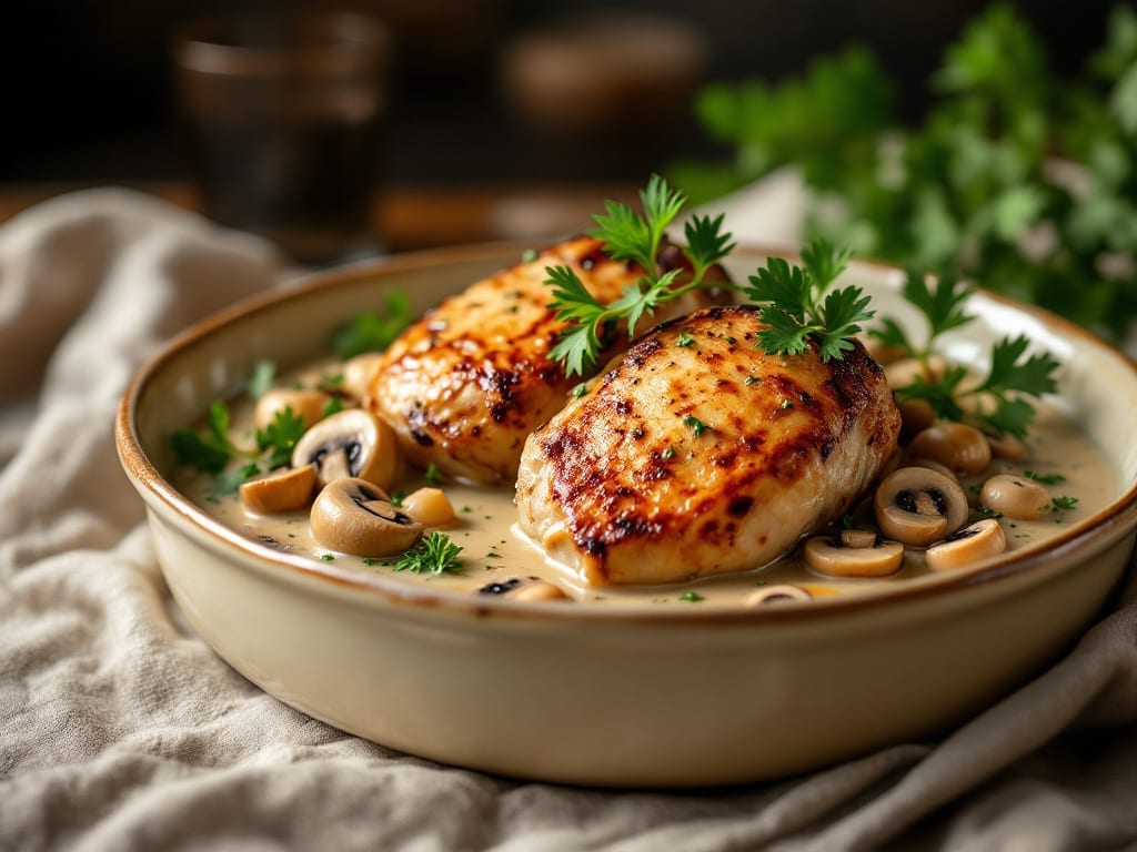 Chicken Thigh Cream of Mushroom Recipe: Rich Creamy Sauce With Earthy Mushroom Depth