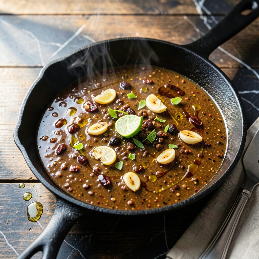Fajita Skillet Sauce Recipe: Smoky Chipotle and Lime Infusion example with annotations