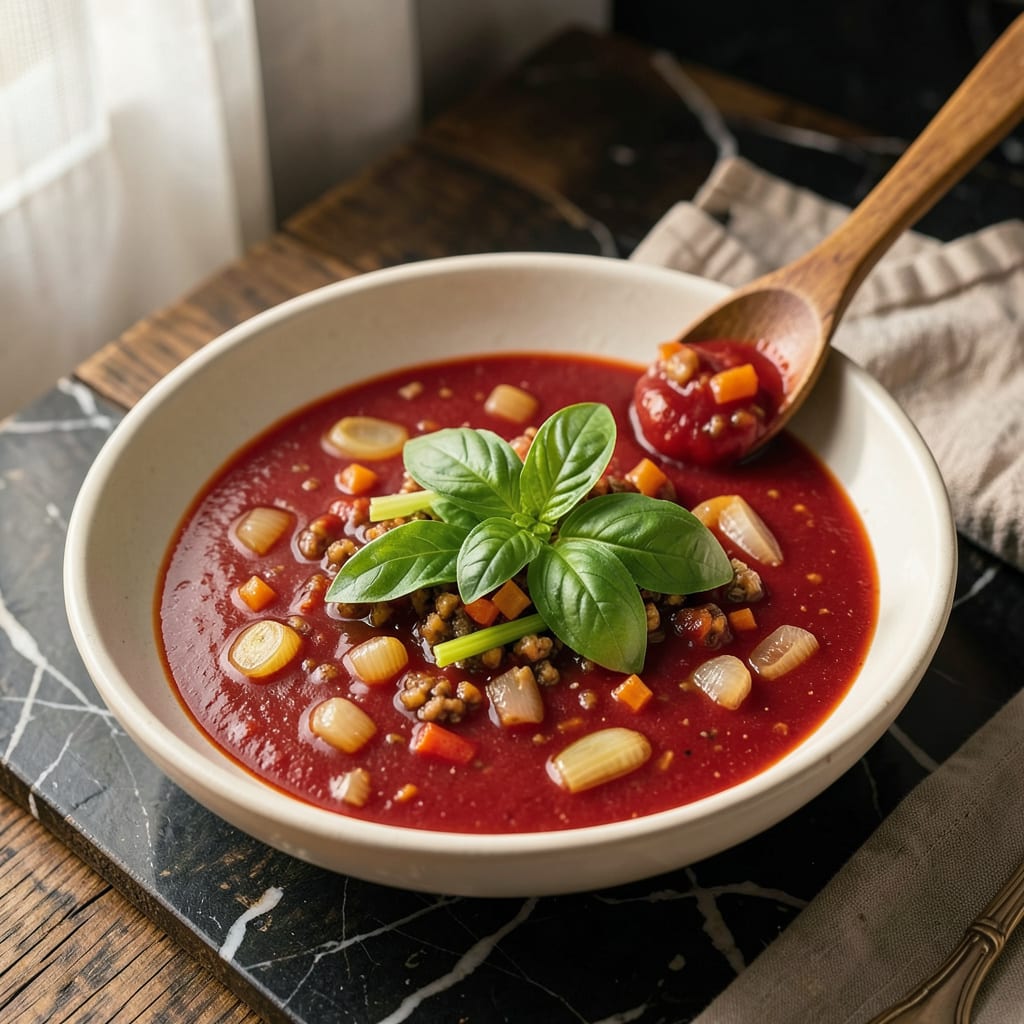 Visual representation of Fat Free Pasta Sauce Recipe: Rich Tomato Flavor Without the Guilt