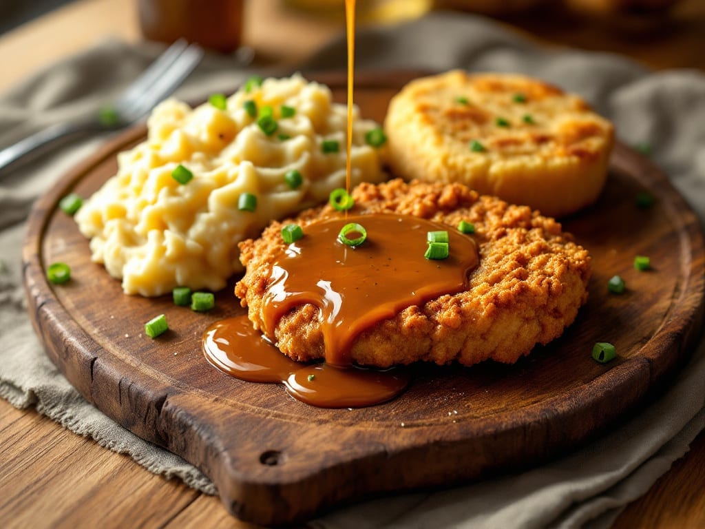 Betty Crocker's Chicken Fried Steak Recipe: Buttery Biscuit Crust Over Juicy Centers
