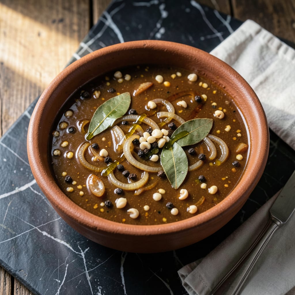 Visual representation of Filipino Adobo Sauce Recipe: Tangy Vinegar and Soy Infusion