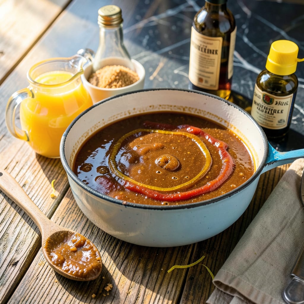 florida bbq sauce recipe example with annotations