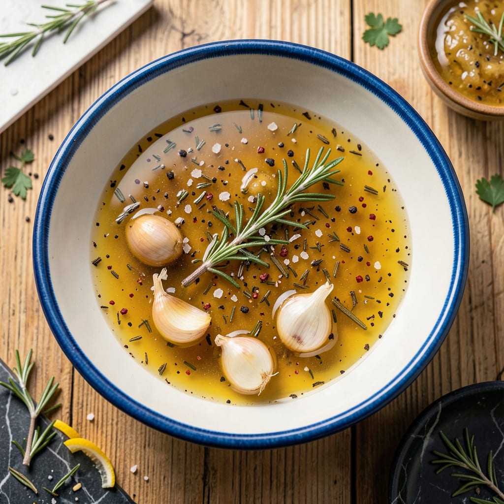 Complete Focaccia Sauce Recipe: Herby Olive Oil Drizzle for Perfect Bread overview image