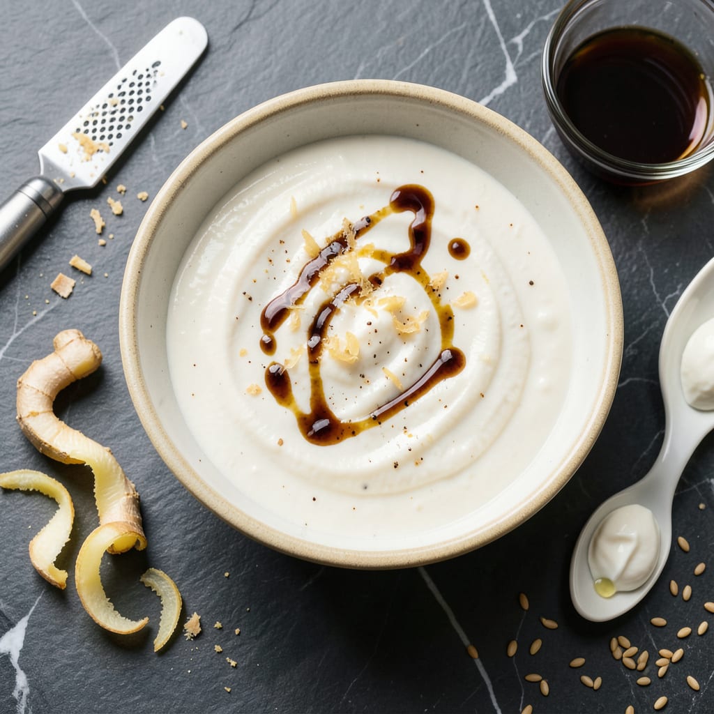 fresh kitchen creamy white ginger sauce recipe detailed visual guide