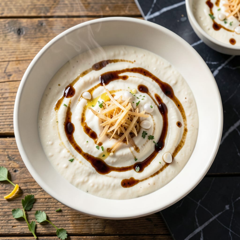 Comprehensive Fresh Kitchen Creamy White Ginger Sauce Recipe: Zingy Asian Inspired Drizzle visual reference