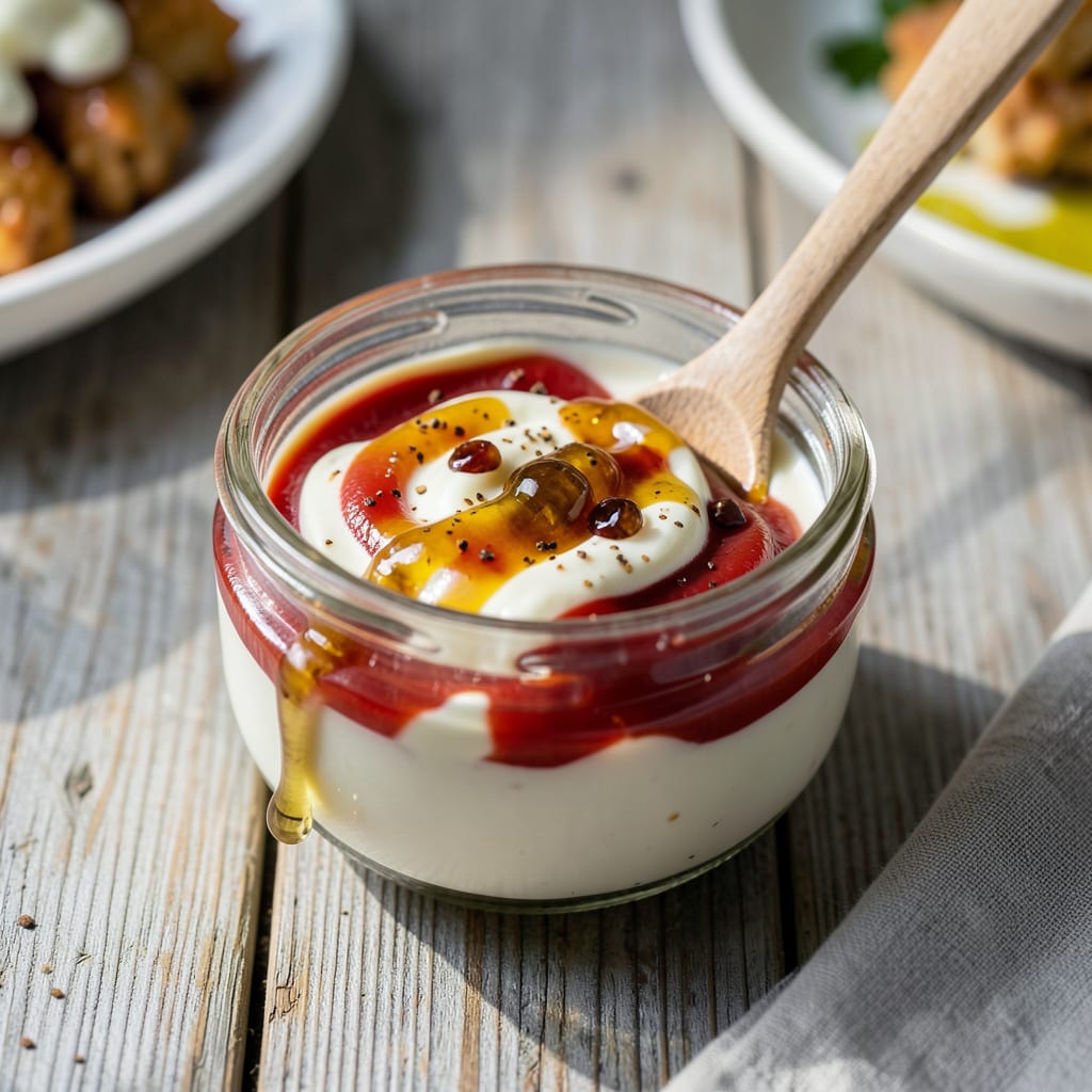 Fried Chicken Sandwich Sauce Recipe: Tangy Mayo Base With Signature Kick example with annotations