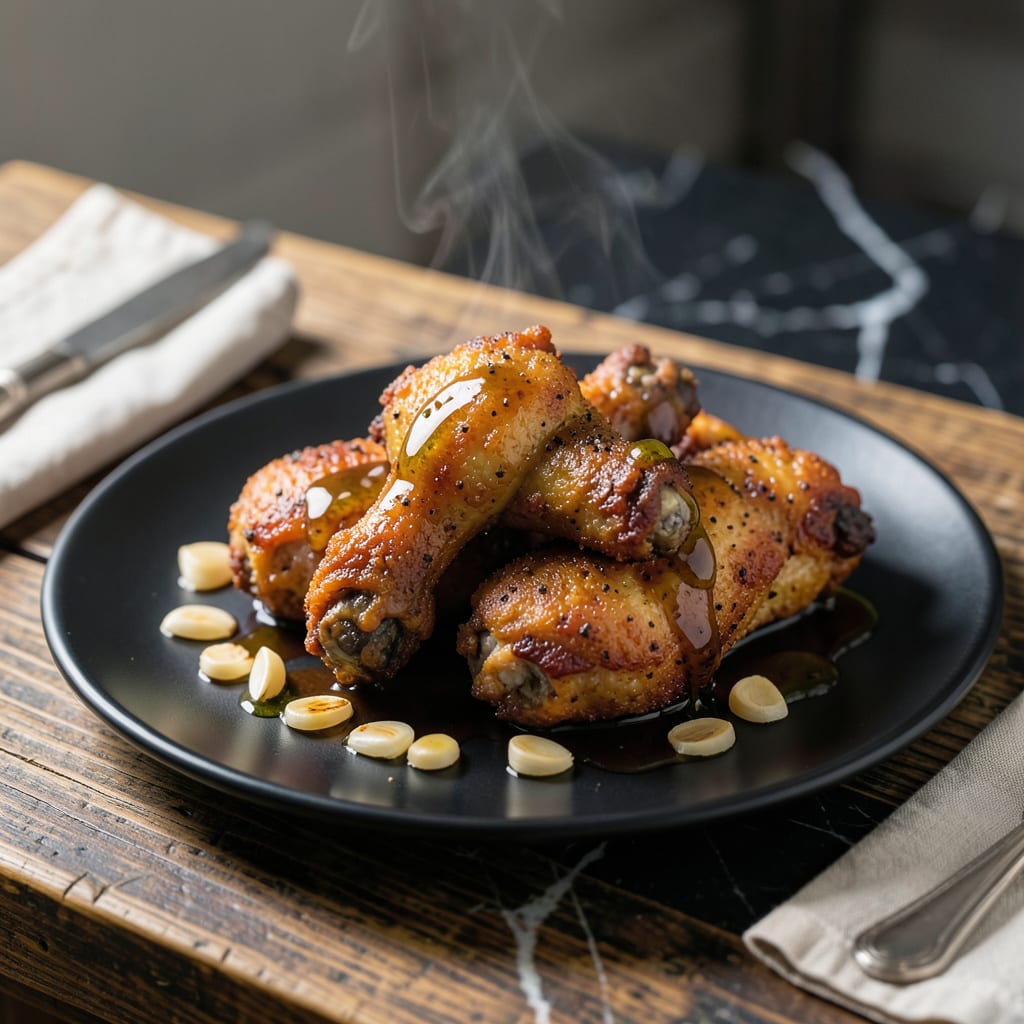 Fried Chicken With Oyster Sauce Recipe: Sweet Savory Glaze That Cracks With Flavor example with annotations