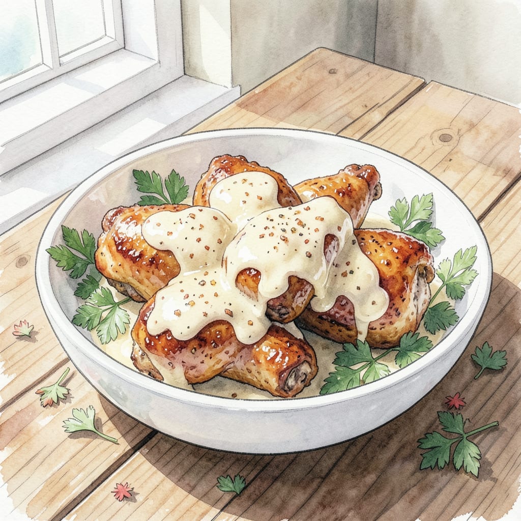 Complete Garlic Parmesan Sauce Buffalo Wild Wings Recipe: Restaurant Style Flavor at Home overview image