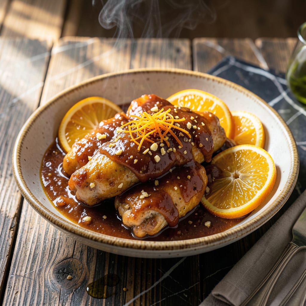 Gluten Free Orange Chicken Sauce Recipe: Zesty Citrus and Soy Infusion illustration with key details