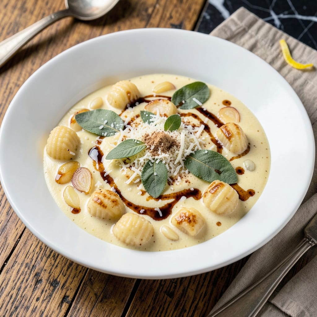 Gnocchi Sauce Recipe: Rich, Creamy Pairing for Pillowy Dumplings example with annotations