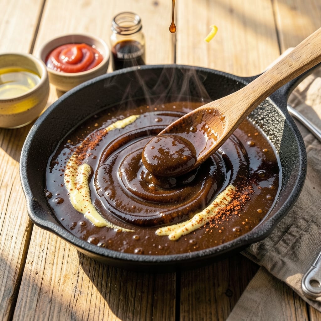 grandma molasses bbq sauce recipe detailed visual guide