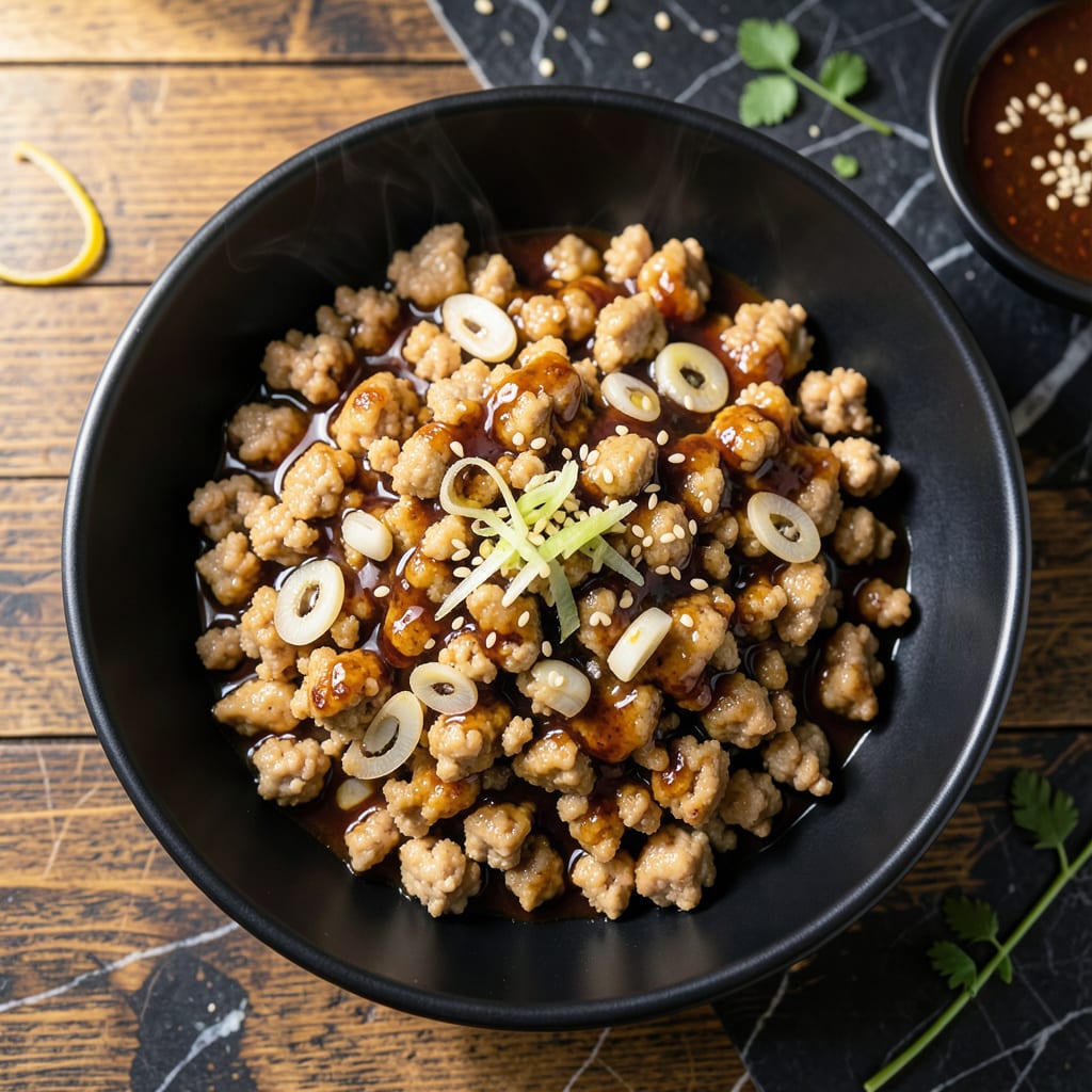 Visual representation of Ground Chicken Soy Sauce Recipe: Umami Packed Weeknight Dinner