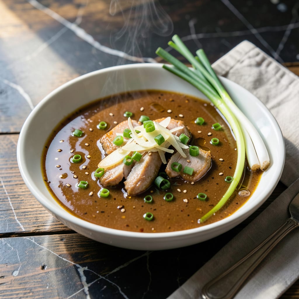 Hainanese Chicken Sauce Recipe: Silky Ginger Infused Dipping Sauce detailed visual guide
