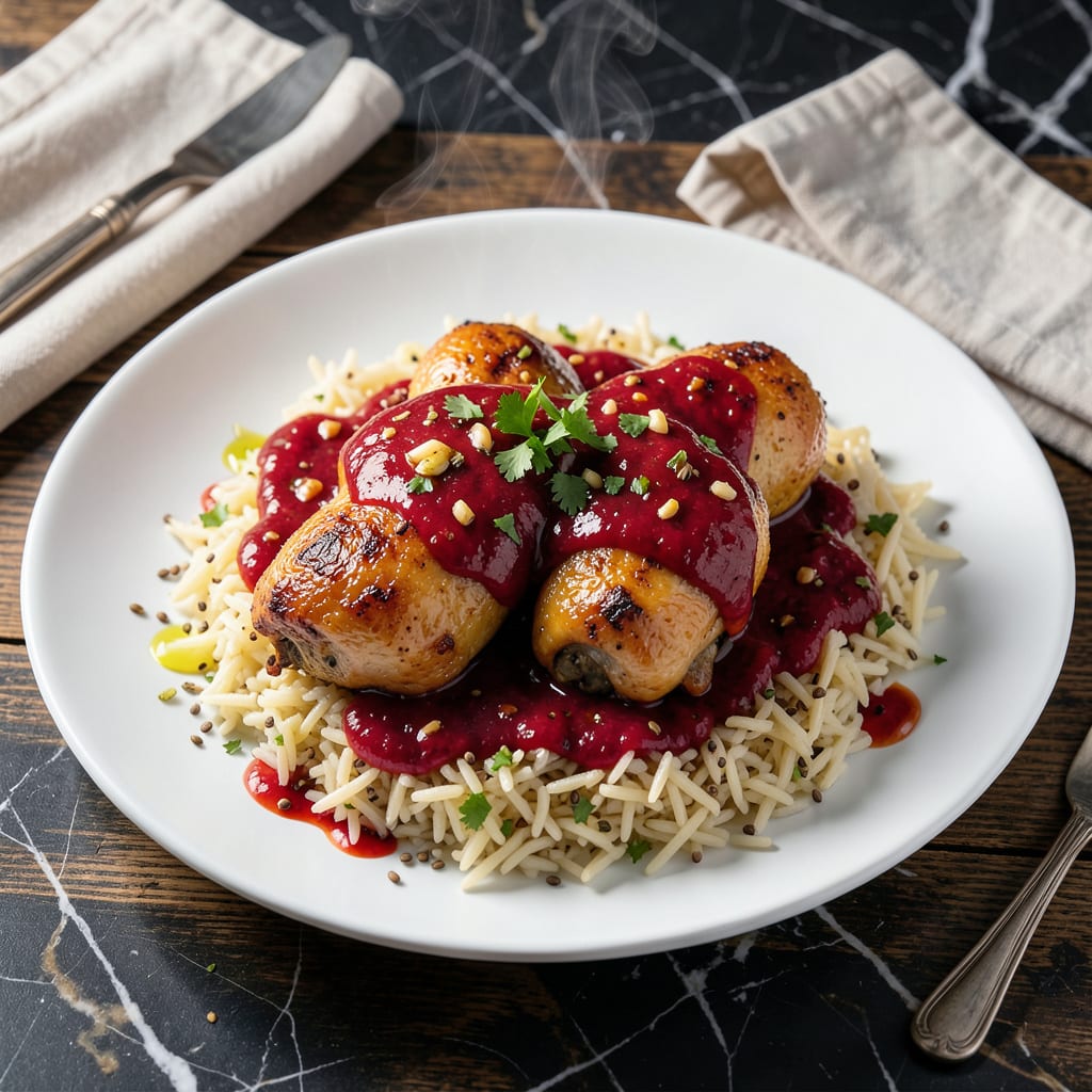 Halal Chicken and Rice Red Sauce Recipe: Street Food Flavor in Your Kitchen detailed visual guide