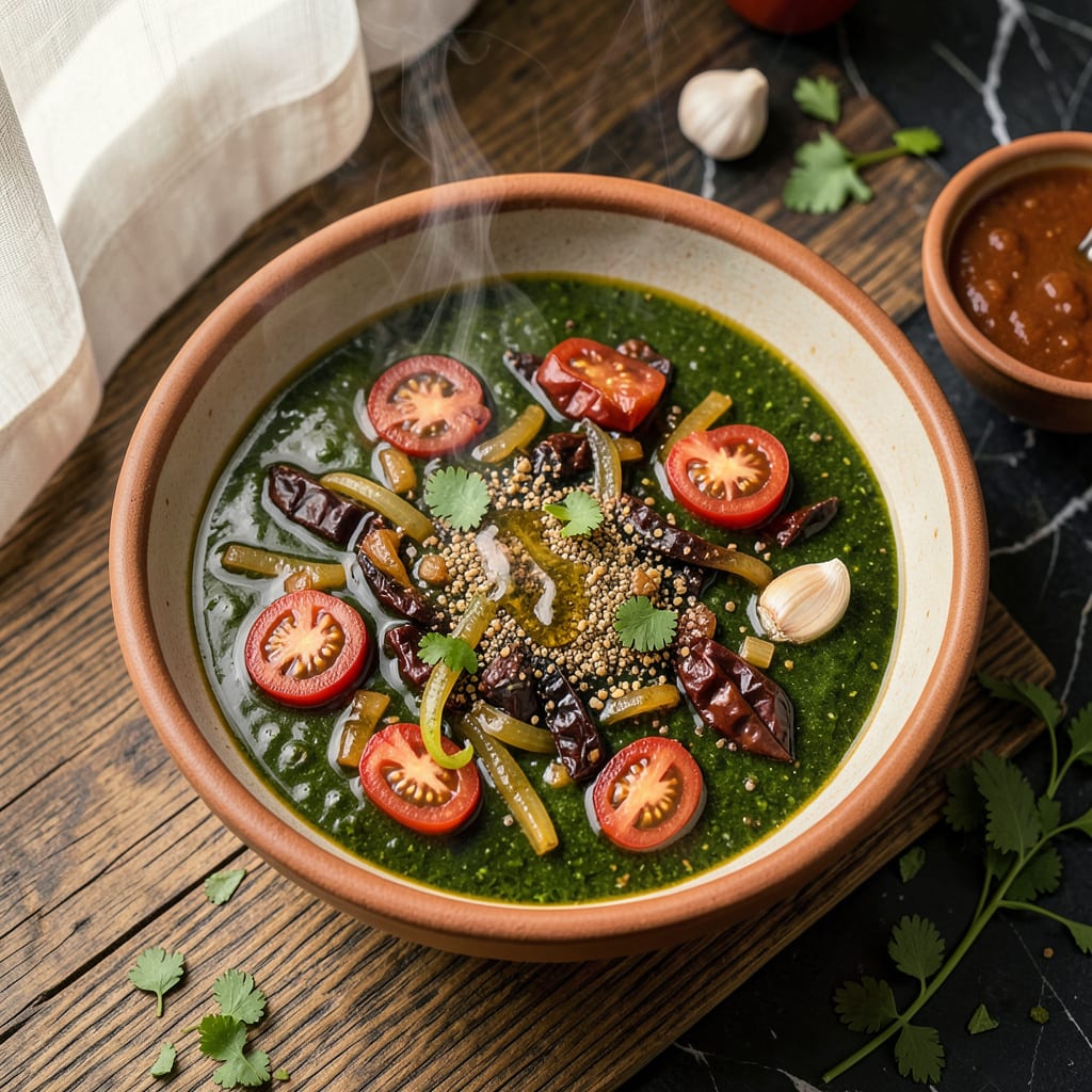 Visual representation of hatch chili sauce recipe