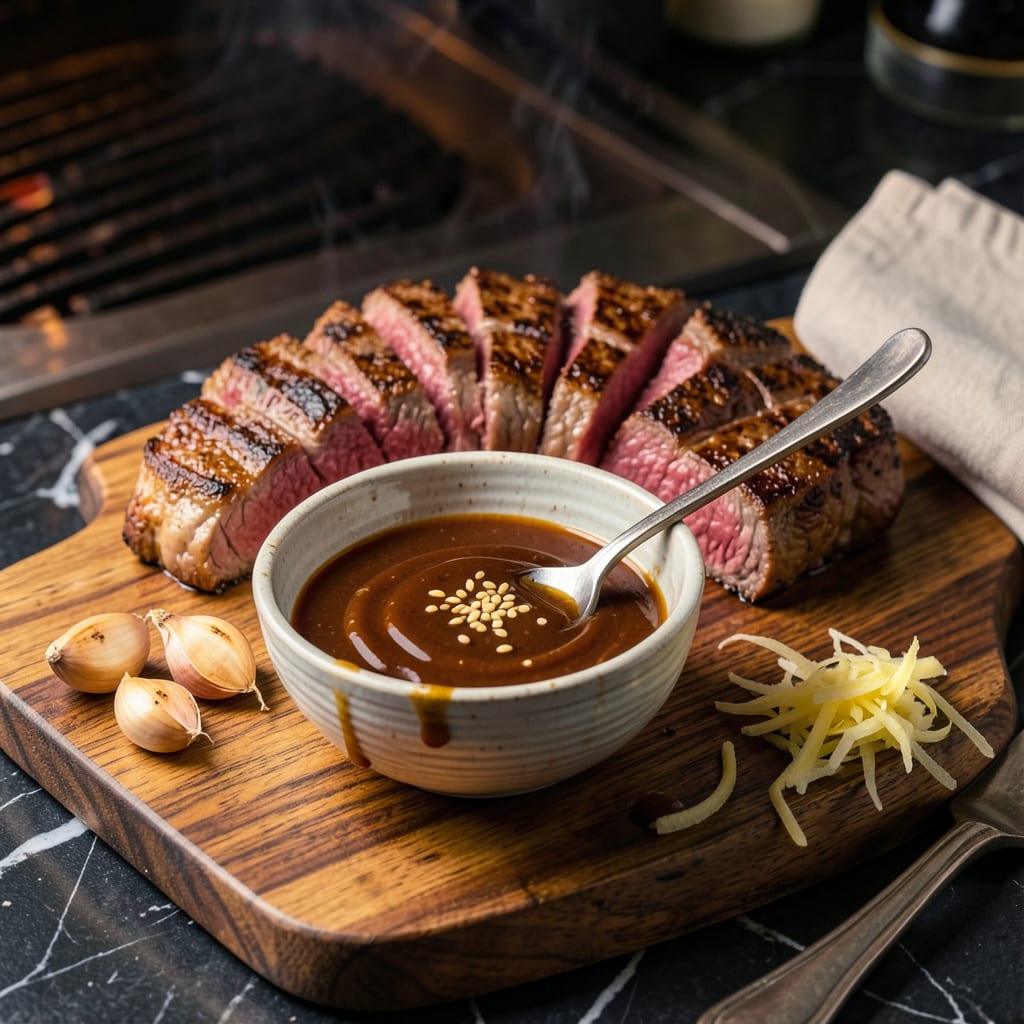 Hibachi Steak Sauce Recipe: Bold Umami Glaze for Grilled Meats illustration with key details