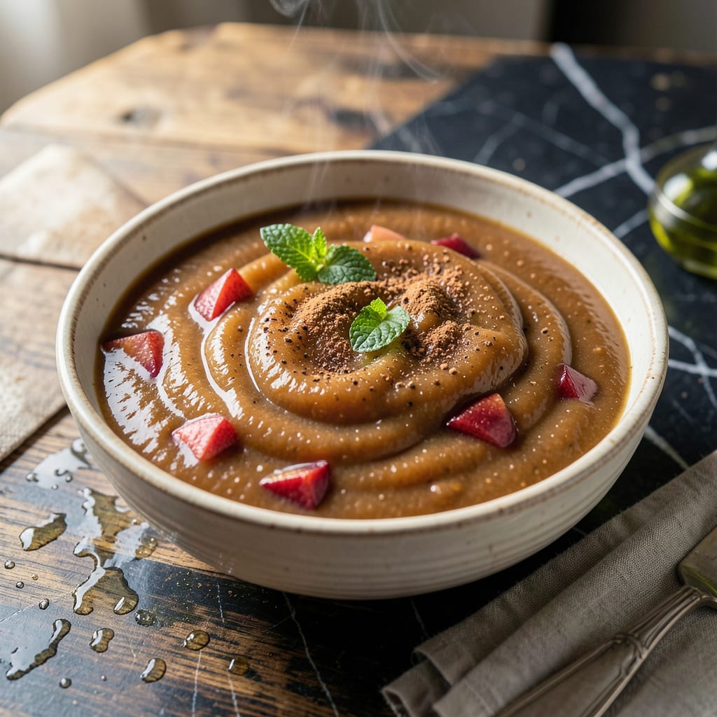 Homemade Apple Sauce Recipe: Chunky or Smooth Spiced Delight example with annotations