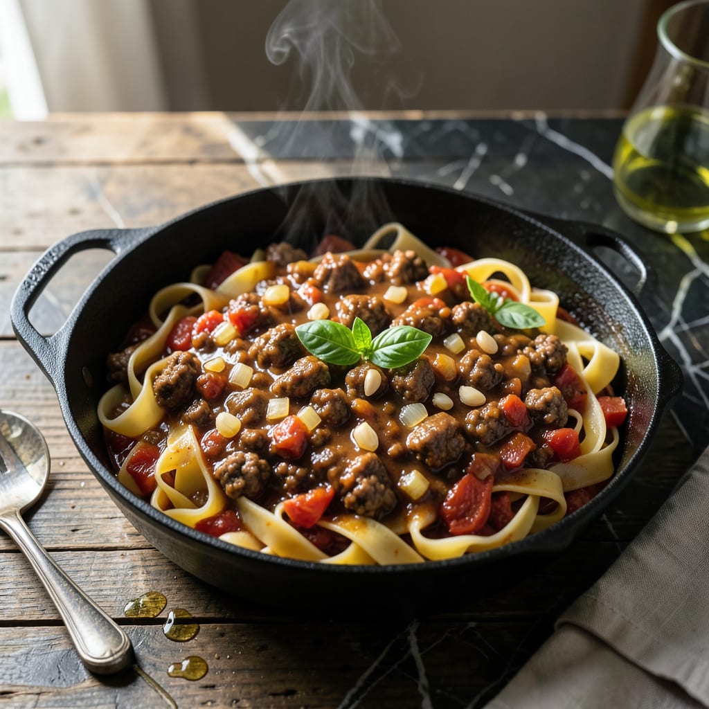 Complete Homemade Meat Sauce Recipe: Slow Simmered Depth for Pasta Night overview image