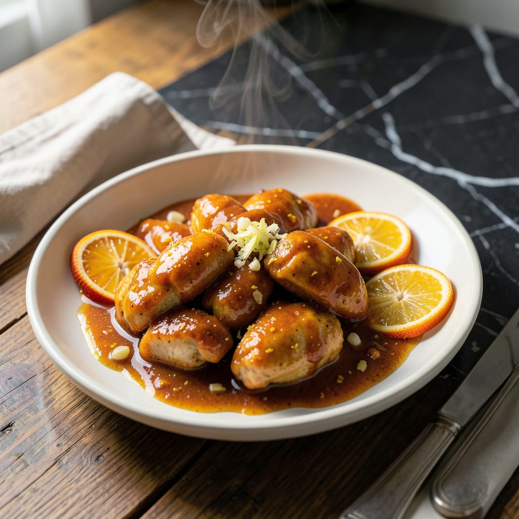 Homemade Orange Chicken Sauce Recipe: Sweet Citrus Glaze With Tangy Depth example with annotations