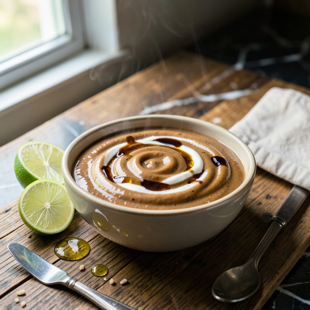 Homemade Peanut Sauce Recipe: Creamy Thai Inspired Drizzle illustration with key details