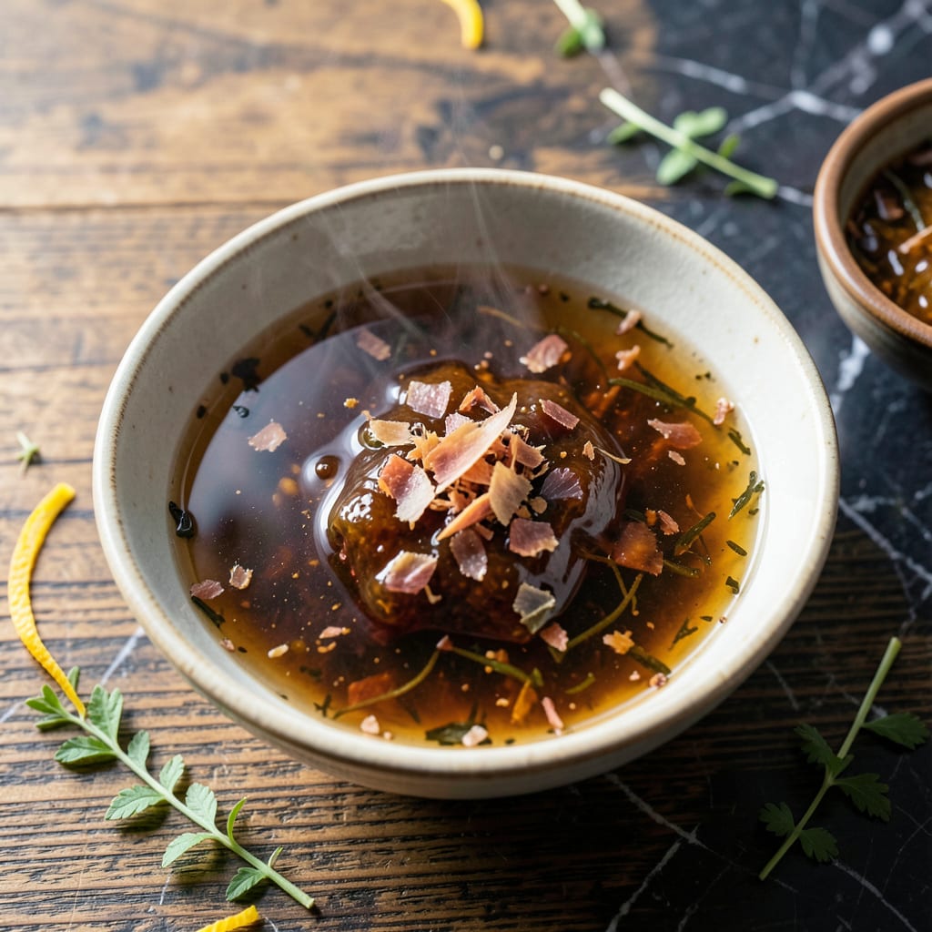 Homemade Ponzu Sauce Recipe: Citrus Forward Umami for Sushi and Grills example with annotations