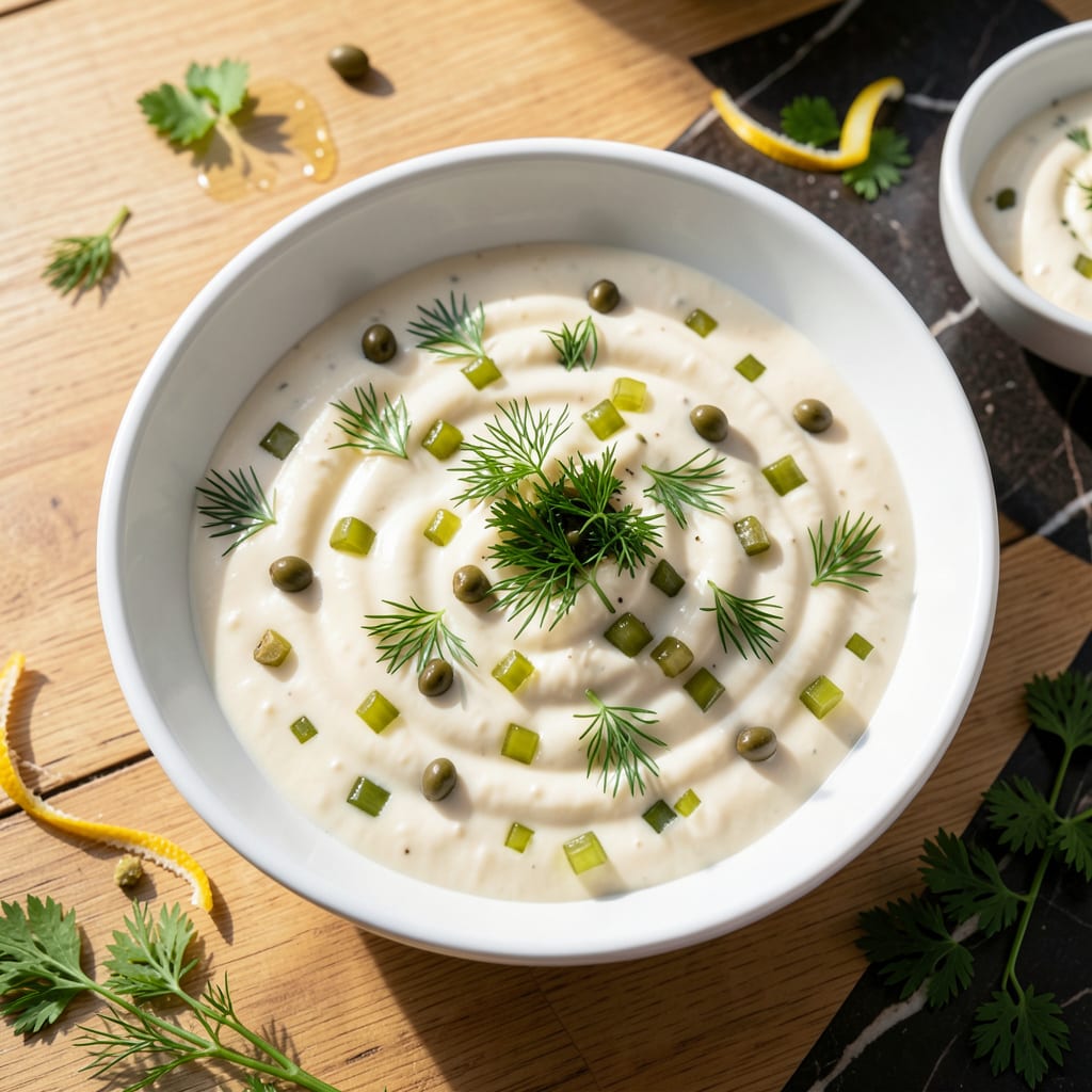 Comprehensive Homemade Tarter Sauce Recipe: Zesty Pickle and Caper Creaminess visual reference