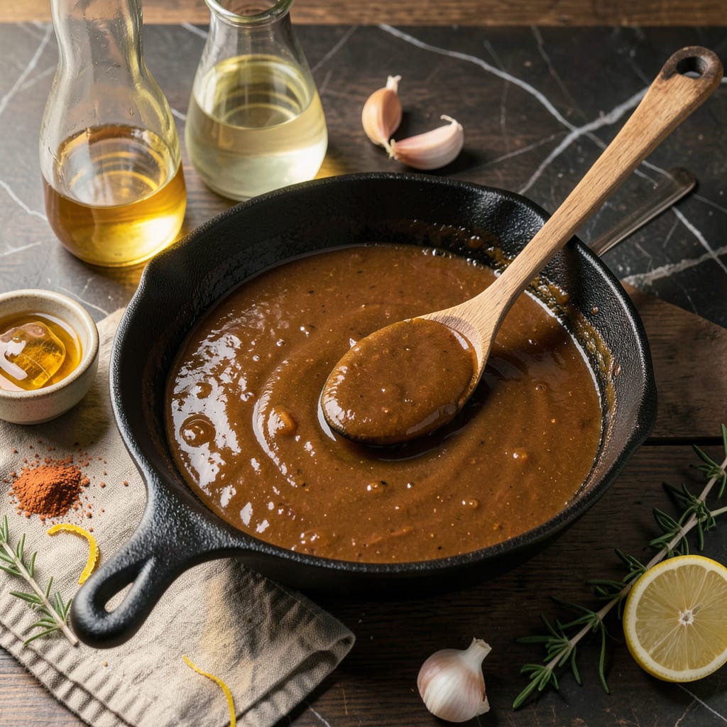 Visual representation of Honey BBQ Sauce Recipe: Sweet, Smoky Glaze for Grilling Season