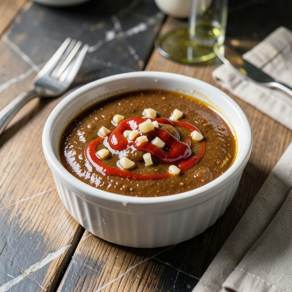 Honeygrow Spicy Garlic Sauce Recipe: Restaurant Style Heat and Depth illustration with key details