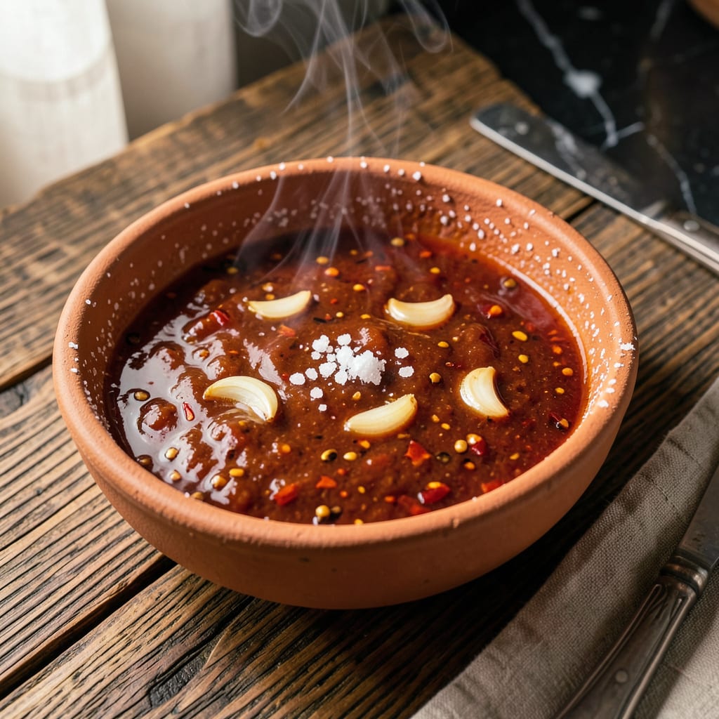 Hot Head Sauce Recipe: Fiery, Garlicky Heat for Any Dish illustration with key details