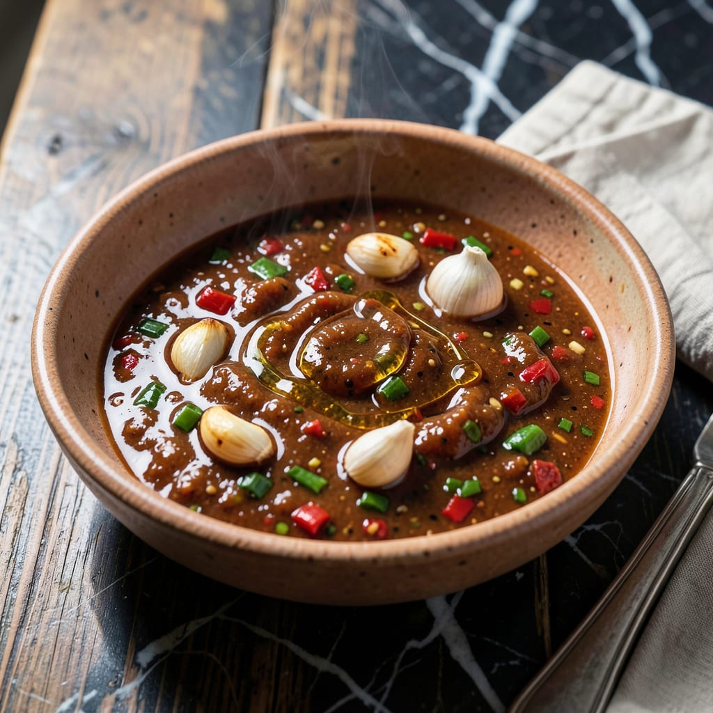 Visual representation of Hot Head Sauce Recipe: Fiery Pepper Infused Dipping Heat