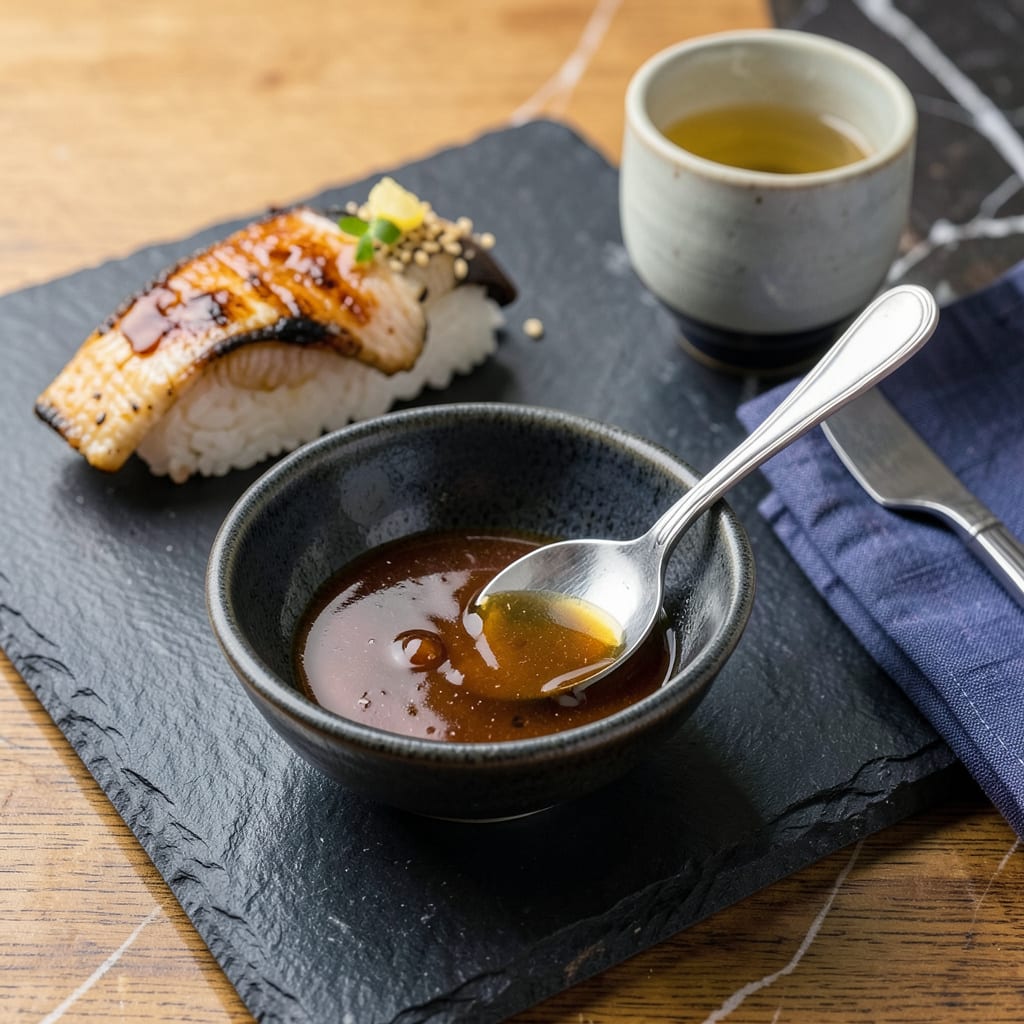 how to make eel sauce recipe for sushi illustration with key details