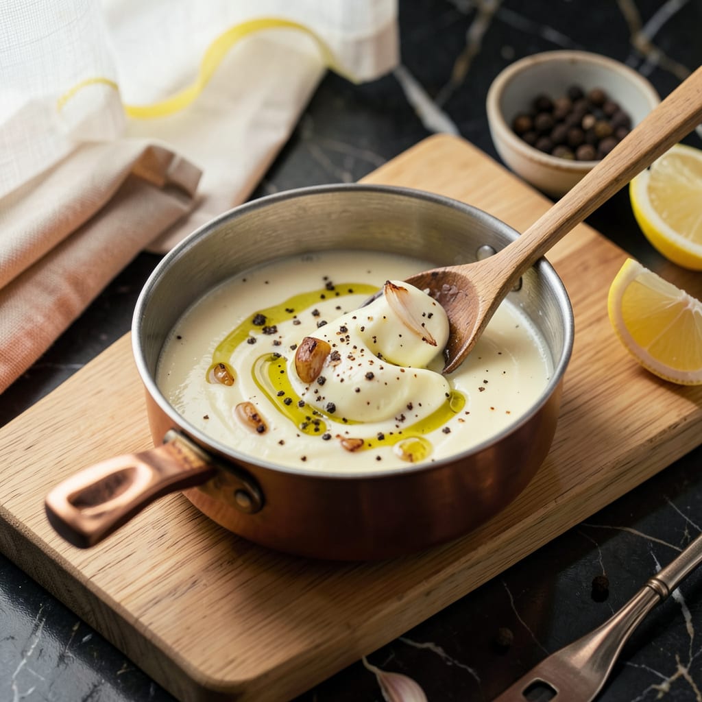 Visual representation of How To Make Garlic Butter Sauce Recipe: Rich, Golden Drizzle for Everything