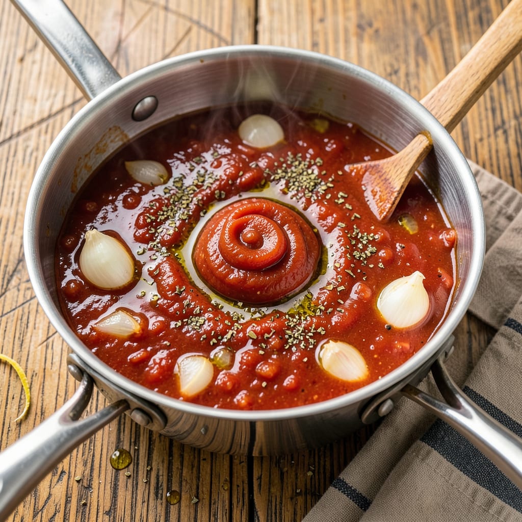 Visual representation of Hunt's Tomato Sauce Recipe: Rich and Versatile Homemade Staple