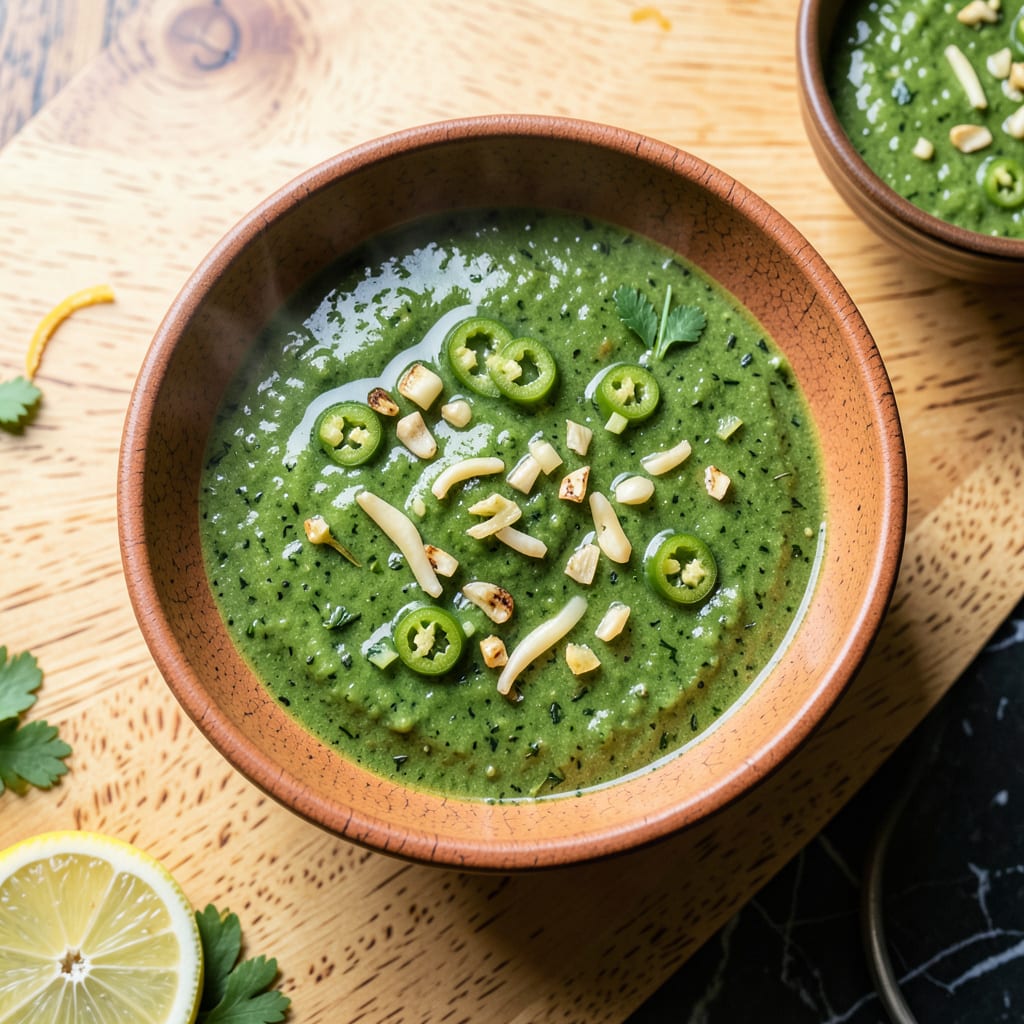 iguana joes green sauce recipe illustration with key details