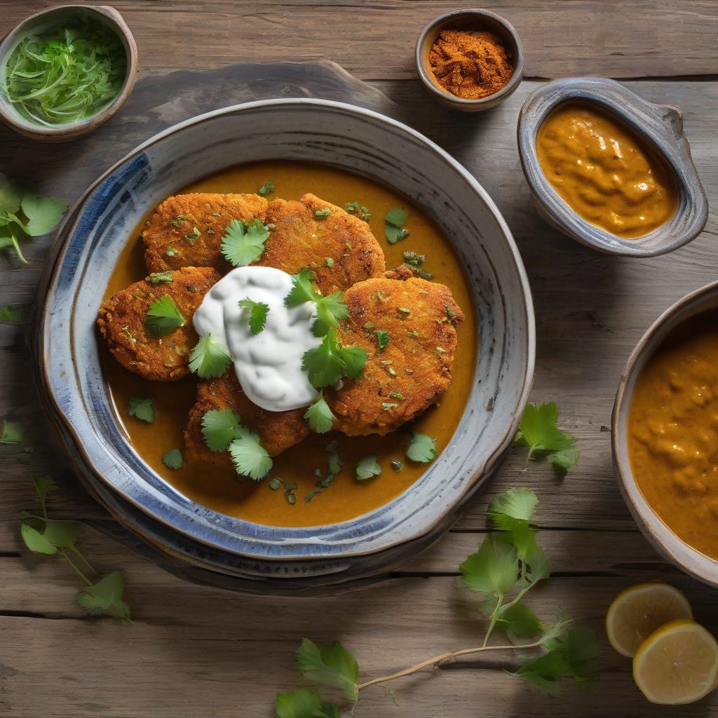Complete indian chicken cutlet recipe overview image