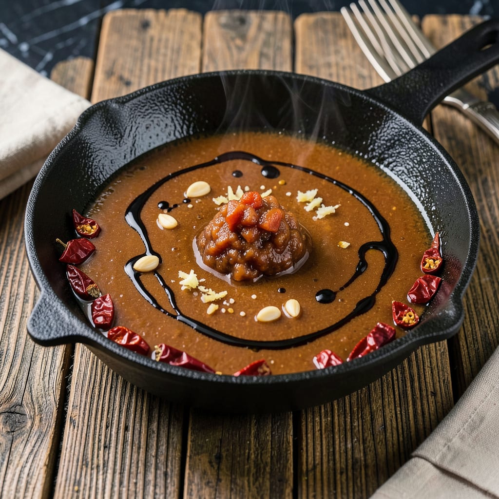 Iron Chef General Tso Sauce Recipe: Sweet, Spicy Glaze for Crispy Dishes example with annotations